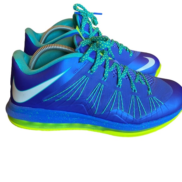 New in box Nike Air Max LeBron X Low Sprite Basketball Mens Shoes Size 10.5 - Picture 3 of 11